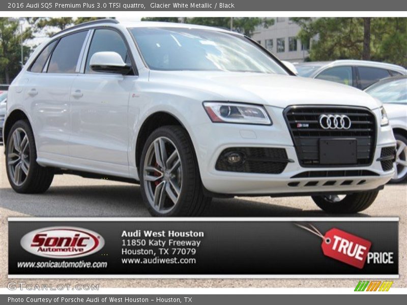 Glacier White Metallic / Black 2016 Audi SQ5 Premium Plus 3.0 TFSI quattro