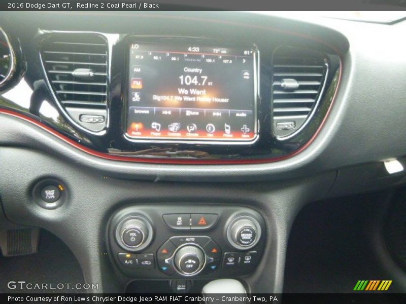 Redline 2 Coat Pearl / Black 2016 Dodge Dart GT