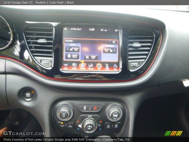 Redline 2 Coat Pearl / Black 2016 Dodge Dart GT