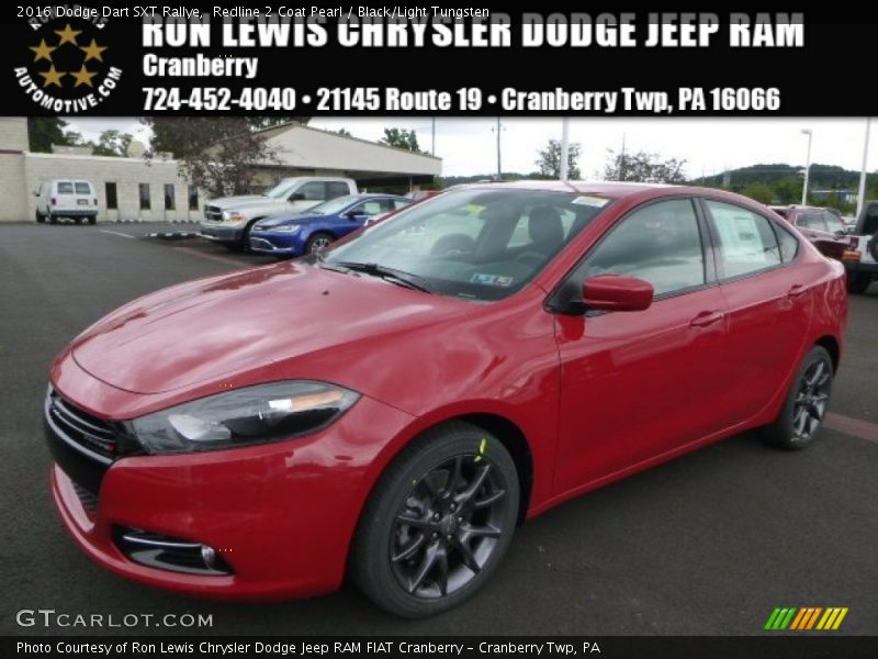 Redline 2 Coat Pearl / Black/Light Tungsten 2016 Dodge Dart SXT Rallye
