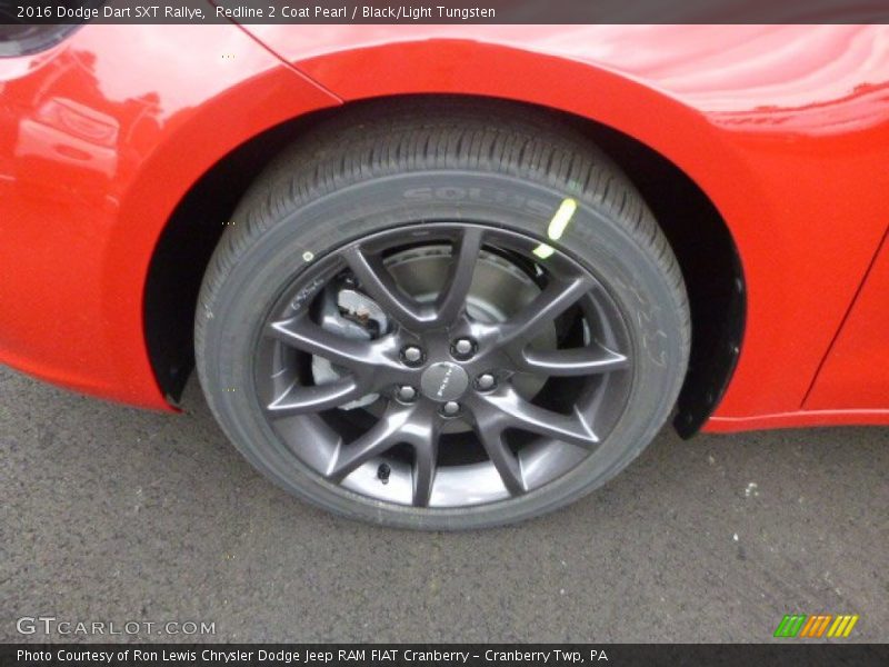 Redline 2 Coat Pearl / Black/Light Tungsten 2016 Dodge Dart SXT Rallye