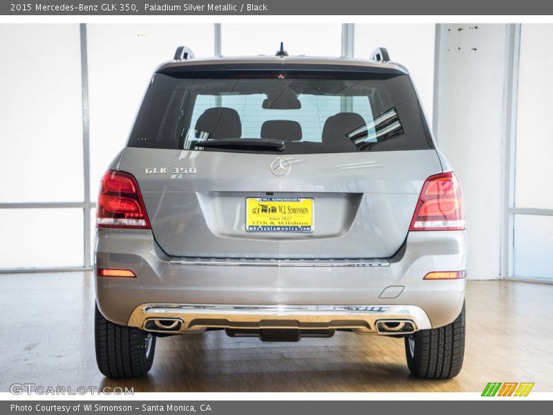 Paladium Silver Metallic / Black 2015 Mercedes-Benz GLK 350