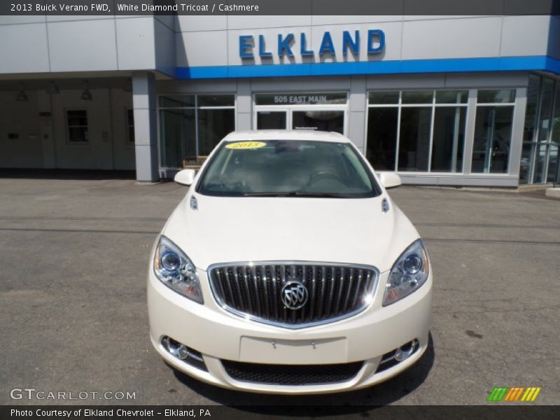 White Diamond Tricoat / Cashmere 2013 Buick Verano FWD