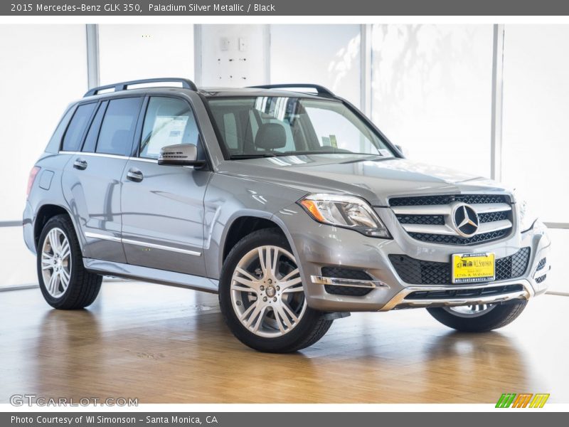 Paladium Silver Metallic / Black 2015 Mercedes-Benz GLK 350