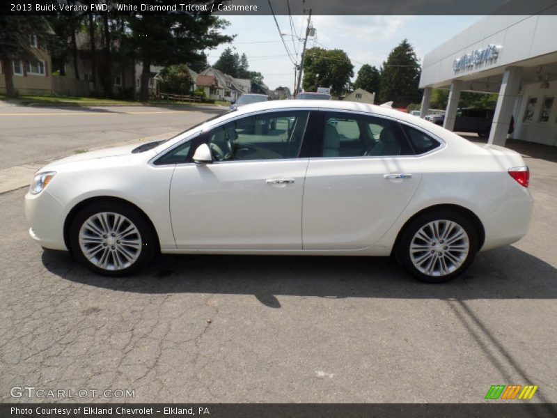 White Diamond Tricoat / Cashmere 2013 Buick Verano FWD