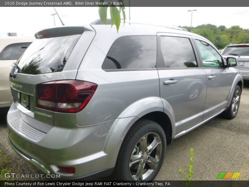Billet Silver Metallic / Black 2016 Dodge Journey Crossroad AWD