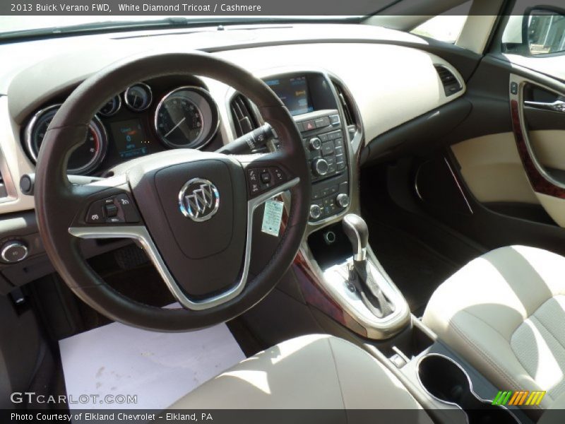 White Diamond Tricoat / Cashmere 2013 Buick Verano FWD