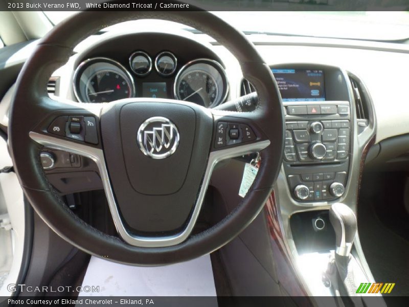 White Diamond Tricoat / Cashmere 2013 Buick Verano FWD