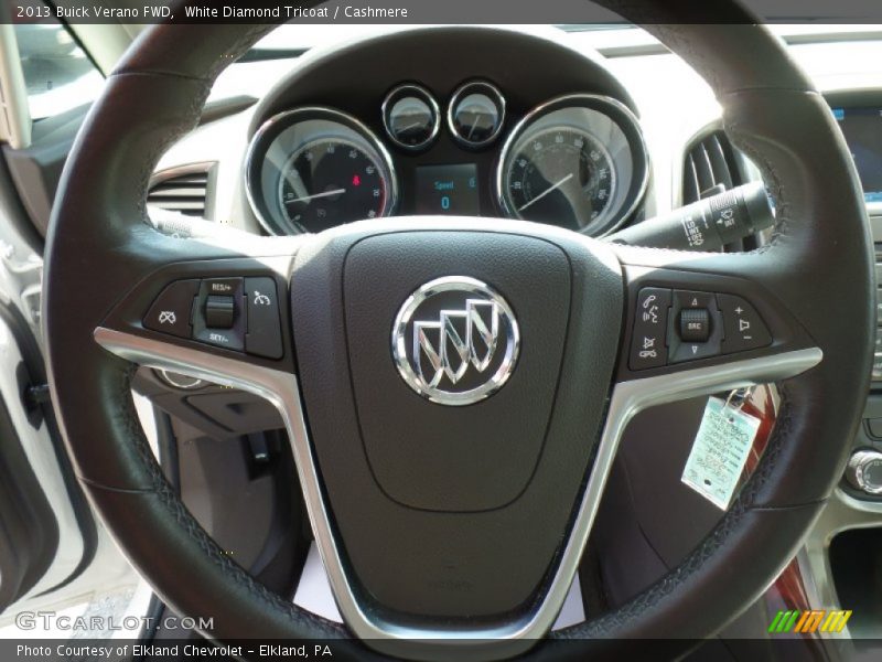 White Diamond Tricoat / Cashmere 2013 Buick Verano FWD