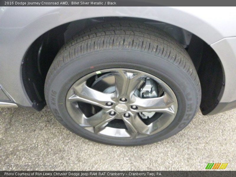 Billet Silver Metallic / Black 2016 Dodge Journey Crossroad AWD