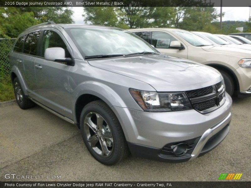 Billet Silver Metallic / Black 2016 Dodge Journey Crossroad AWD