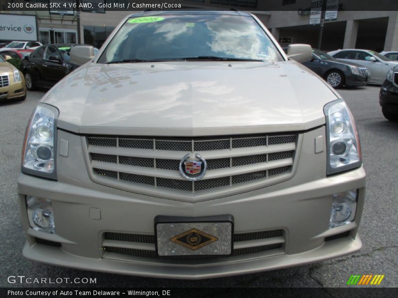 Gold Mist / Cashmere/Cocoa 2008 Cadillac SRX 4 V6 AWD