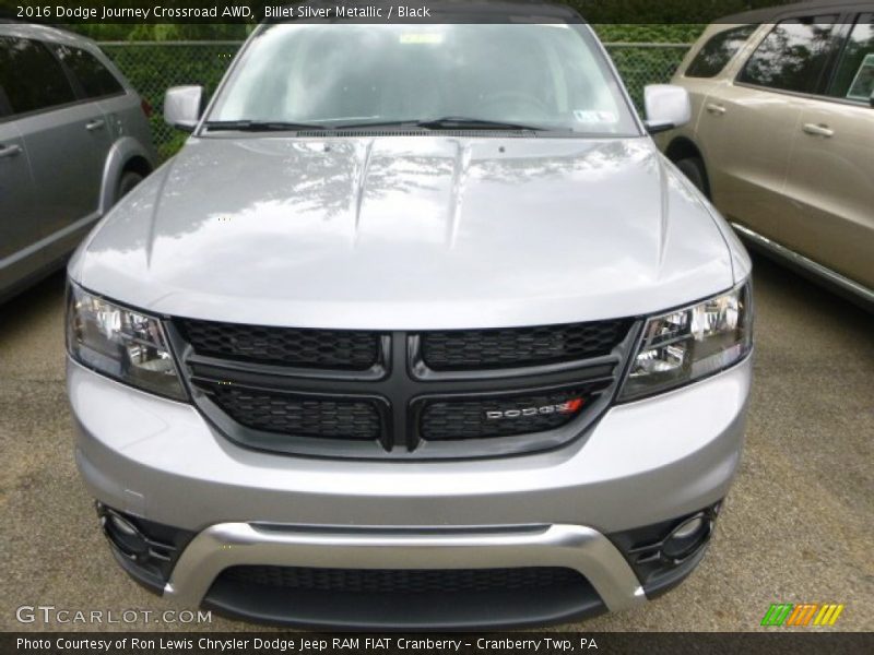 Billet Silver Metallic / Black 2016 Dodge Journey Crossroad AWD