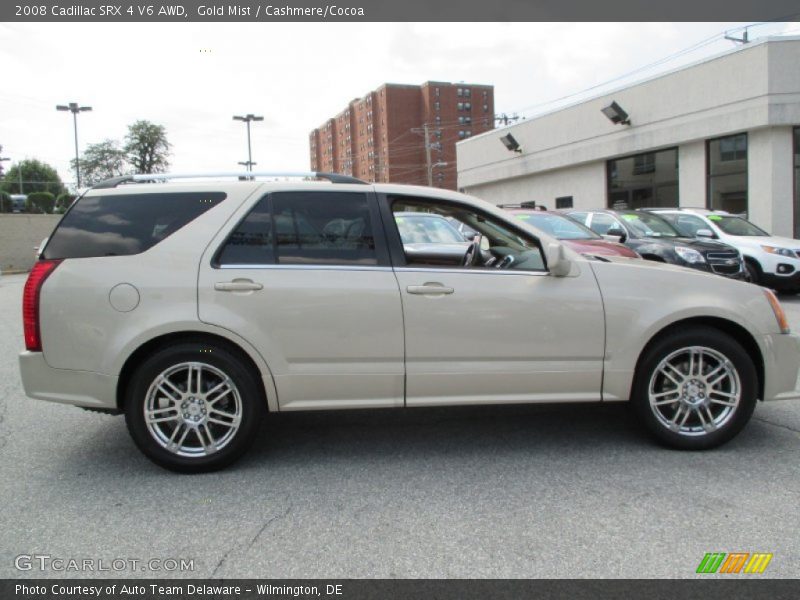Gold Mist / Cashmere/Cocoa 2008 Cadillac SRX 4 V6 AWD