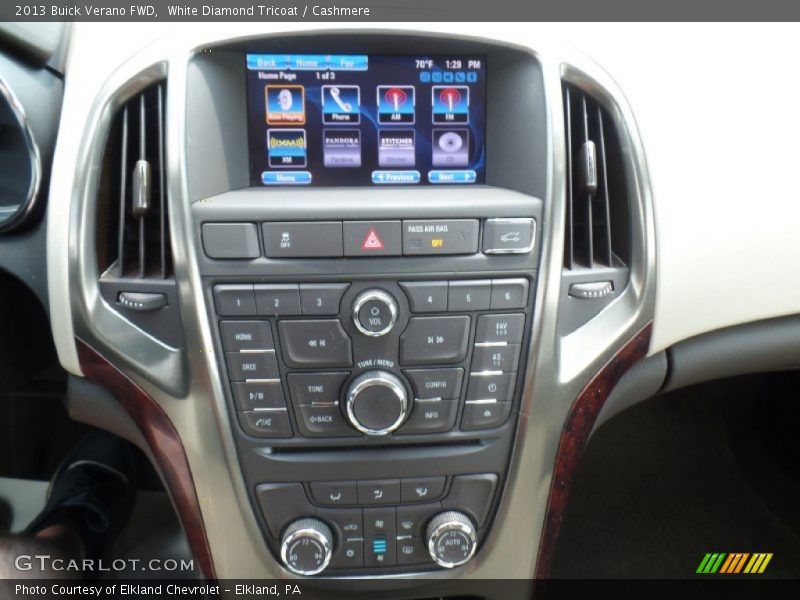 White Diamond Tricoat / Cashmere 2013 Buick Verano FWD