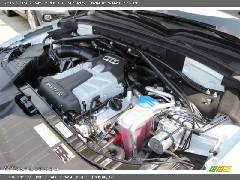 Glacier White Metallic / Black 2016 Audi SQ5 Premium Plus 3.0 TFSI quattro