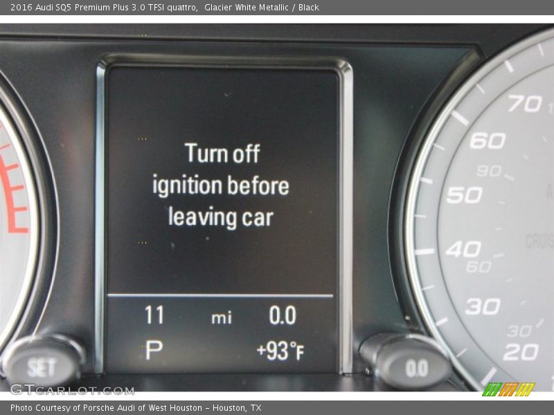 Glacier White Metallic / Black 2016 Audi SQ5 Premium Plus 3.0 TFSI quattro