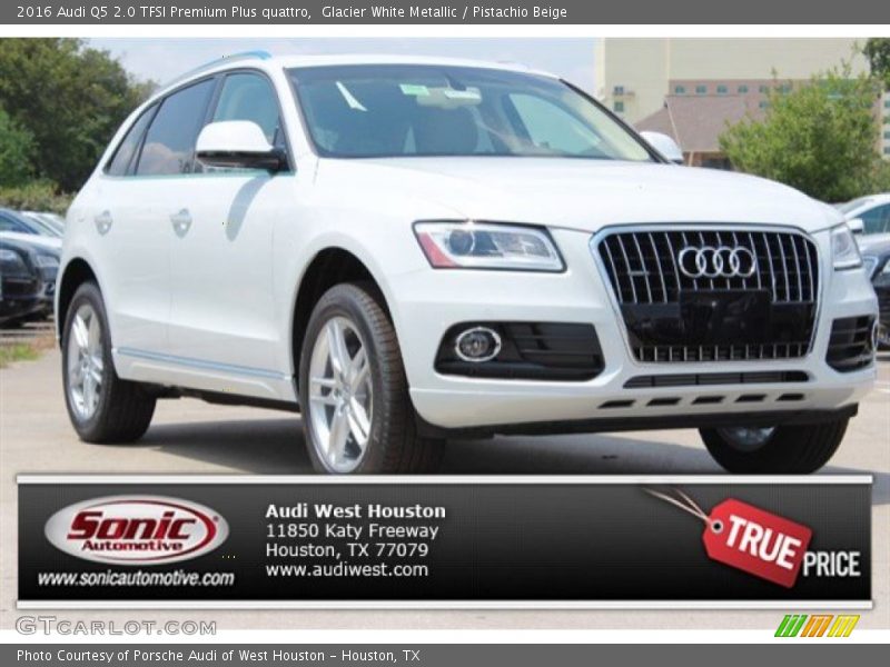 Glacier White Metallic / Pistachio Beige 2016 Audi Q5 2.0 TFSI Premium Plus quattro