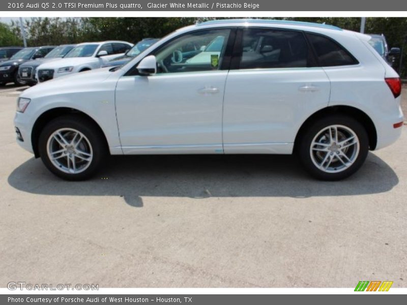 Glacier White Metallic / Pistachio Beige 2016 Audi Q5 2.0 TFSI Premium Plus quattro