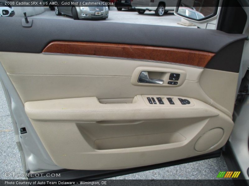 Gold Mist / Cashmere/Cocoa 2008 Cadillac SRX 4 V6 AWD