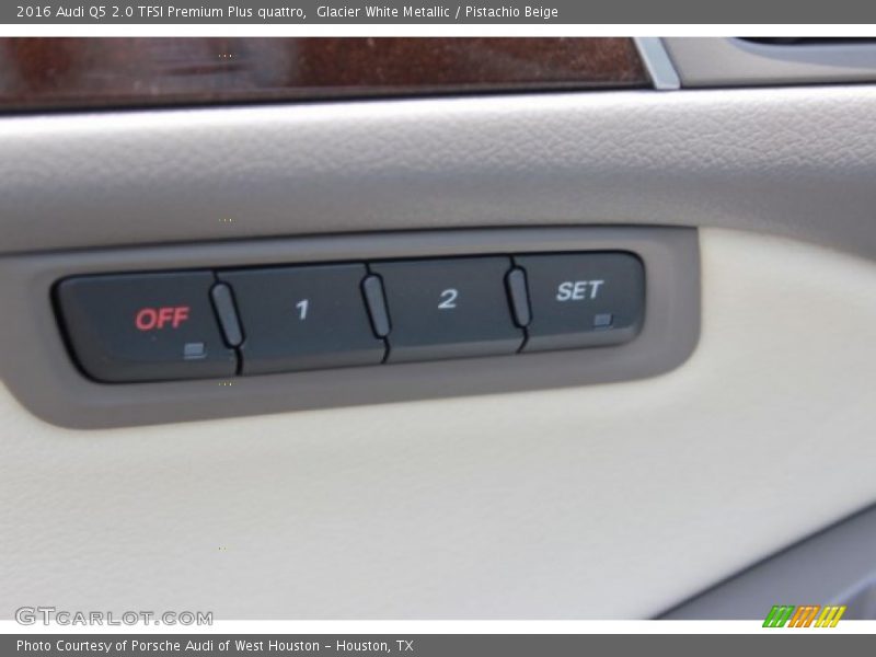 Glacier White Metallic / Pistachio Beige 2016 Audi Q5 2.0 TFSI Premium Plus quattro