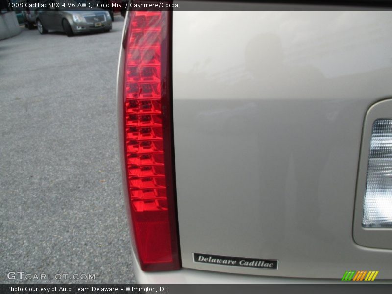 Gold Mist / Cashmere/Cocoa 2008 Cadillac SRX 4 V6 AWD