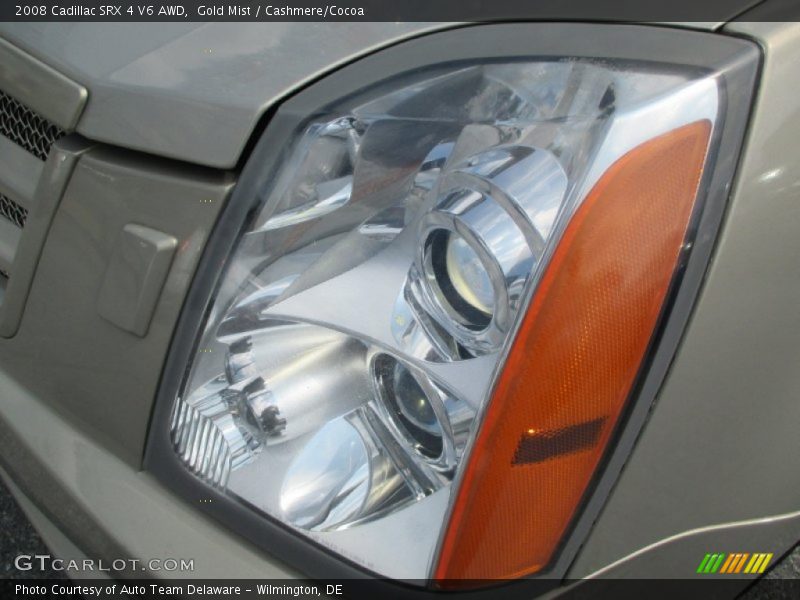 Gold Mist / Cashmere/Cocoa 2008 Cadillac SRX 4 V6 AWD