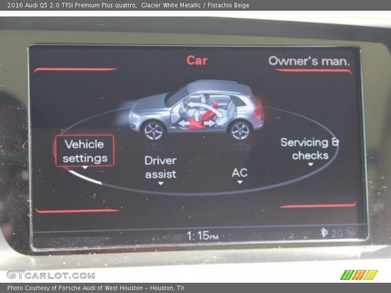 Glacier White Metallic / Pistachio Beige 2016 Audi Q5 2.0 TFSI Premium Plus quattro