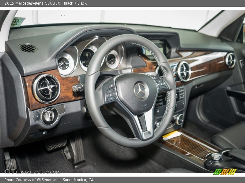 Black / Black 2015 Mercedes-Benz GLK 350