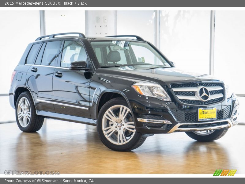 Black / Black 2015 Mercedes-Benz GLK 350