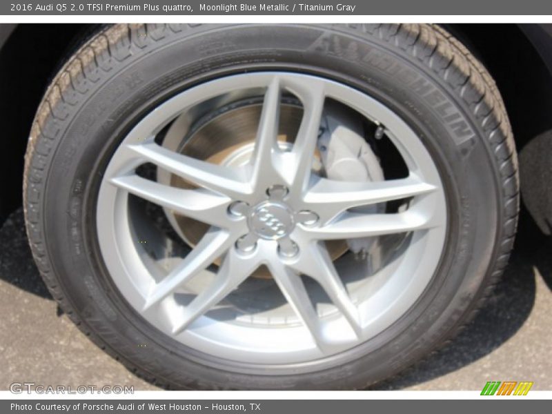 Moonlight Blue Metallic / Titanium Gray 2016 Audi Q5 2.0 TFSI Premium Plus quattro