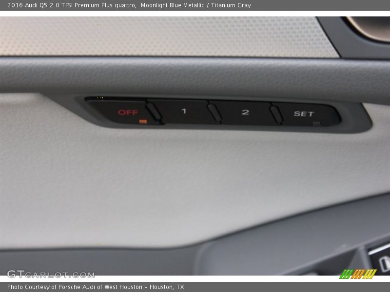 Moonlight Blue Metallic / Titanium Gray 2016 Audi Q5 2.0 TFSI Premium Plus quattro