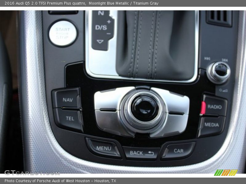 Moonlight Blue Metallic / Titanium Gray 2016 Audi Q5 2.0 TFSI Premium Plus quattro