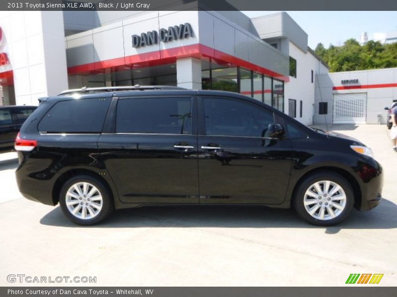 Black / Light Gray 2013 Toyota Sienna XLE AWD