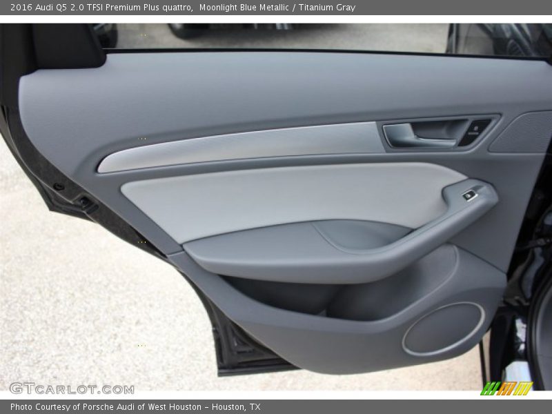 Moonlight Blue Metallic / Titanium Gray 2016 Audi Q5 2.0 TFSI Premium Plus quattro
