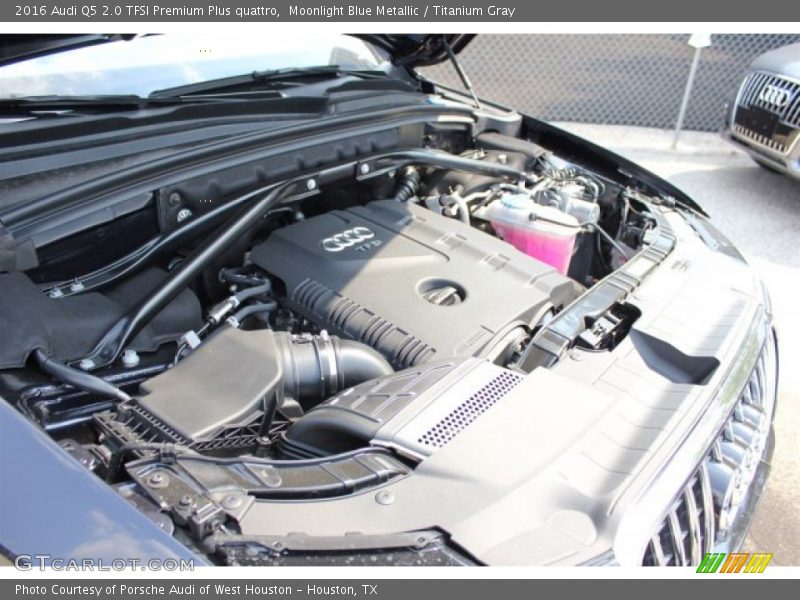 Moonlight Blue Metallic / Titanium Gray 2016 Audi Q5 2.0 TFSI Premium Plus quattro
