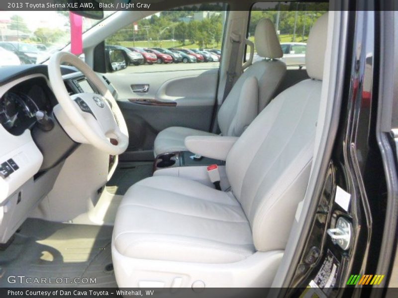 Black / Light Gray 2013 Toyota Sienna XLE AWD