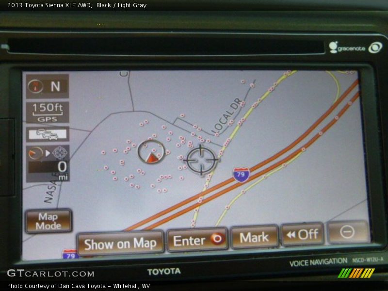 Black / Light Gray 2013 Toyota Sienna XLE AWD