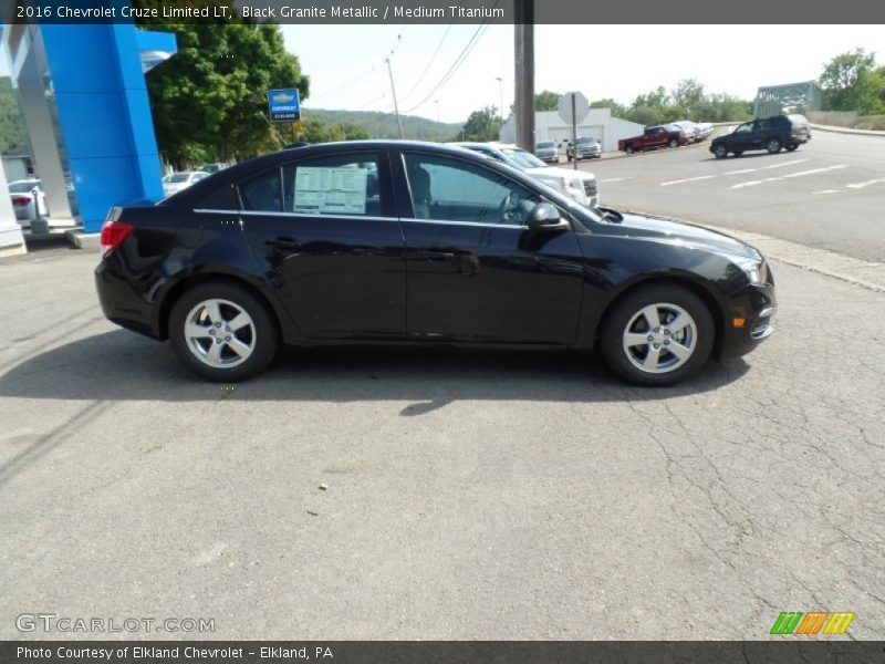 Black Granite Metallic / Medium Titanium 2016 Chevrolet Cruze Limited LT