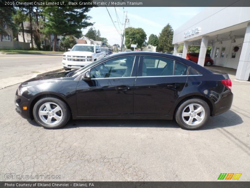 Black Granite Metallic / Medium Titanium 2016 Chevrolet Cruze Limited LT