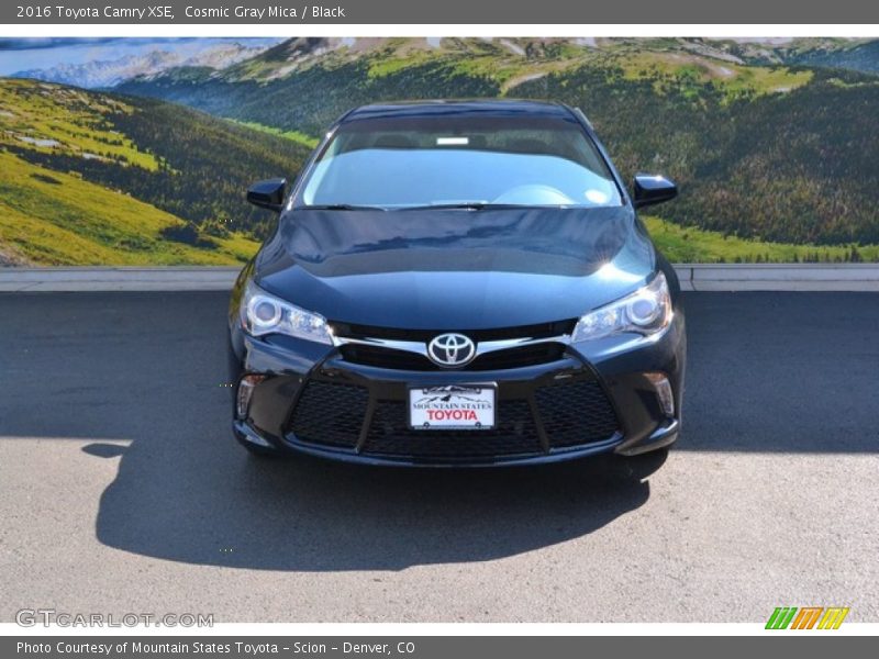 Cosmic Gray Mica / Black 2016 Toyota Camry XSE