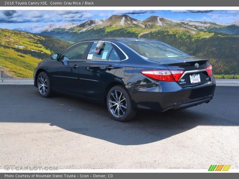 Cosmic Gray Mica / Black 2016 Toyota Camry XSE