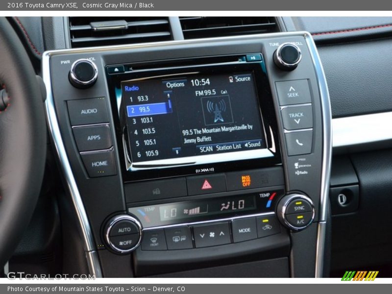 Cosmic Gray Mica / Black 2016 Toyota Camry XSE