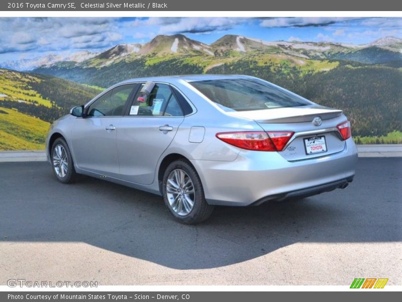 Celestial Silver Metallic / Black 2016 Toyota Camry SE