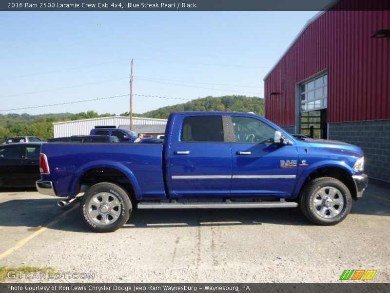 Blue Streak Pearl / Black 2016 Ram 2500 Laramie Crew Cab 4x4