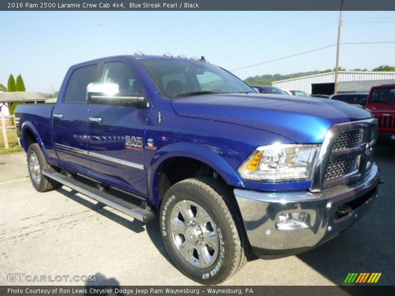 Blue Streak Pearl / Black 2016 Ram 2500 Laramie Crew Cab 4x4