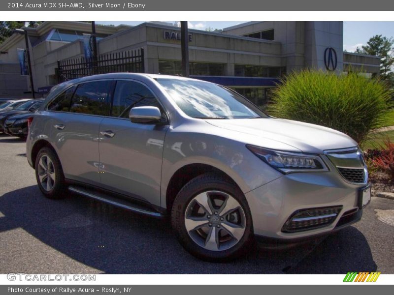 Silver Moon / Ebony 2014 Acura MDX SH-AWD