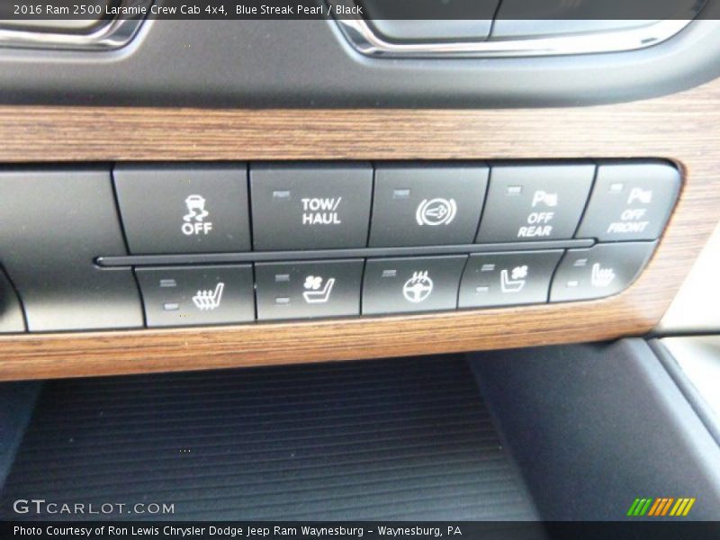 Blue Streak Pearl / Black 2016 Ram 2500 Laramie Crew Cab 4x4