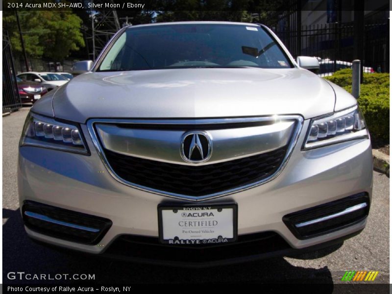 Silver Moon / Ebony 2014 Acura MDX SH-AWD
