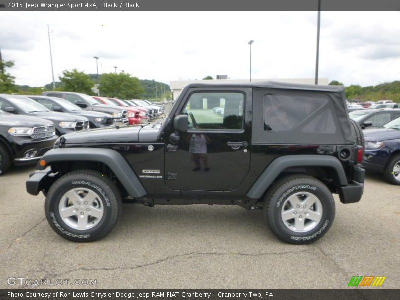 Black / Black 2015 Jeep Wrangler Sport 4x4